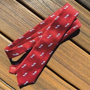 Berkley Red Sock Patterned Tie